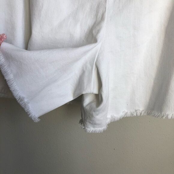 TOMMY HILFIGER St.Tropez Casual White Denim Jean Wrap Skirt Skort NWT - Picture 9 of 10